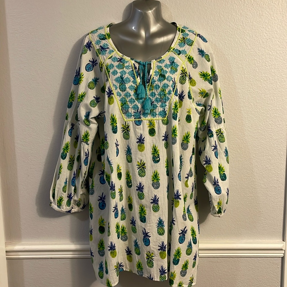NWT, Hatley Pineapple Blouse